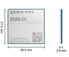 4G LTE-A EG06 IoT 무선 모듈 다중 장면 간섭 방지